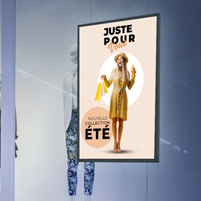 Vitrine haute luminosité