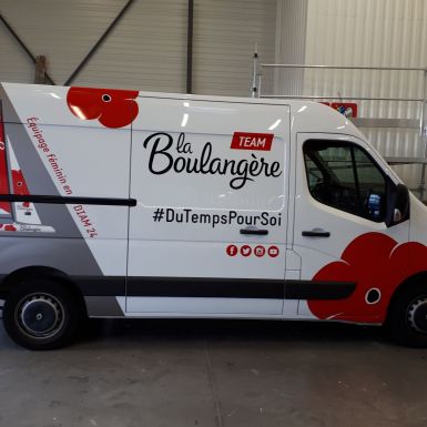 decoration vehicule utilitaire la boulangere