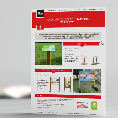 Fiche tarif mobilier touristique Patrimoine