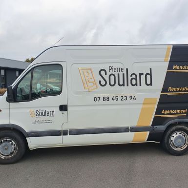 Semi covering entreprise avec logo