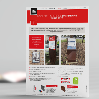 Fiche tarif mobiliers Patrimoine