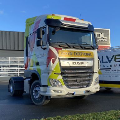 Covering de cabine avec personnalisation