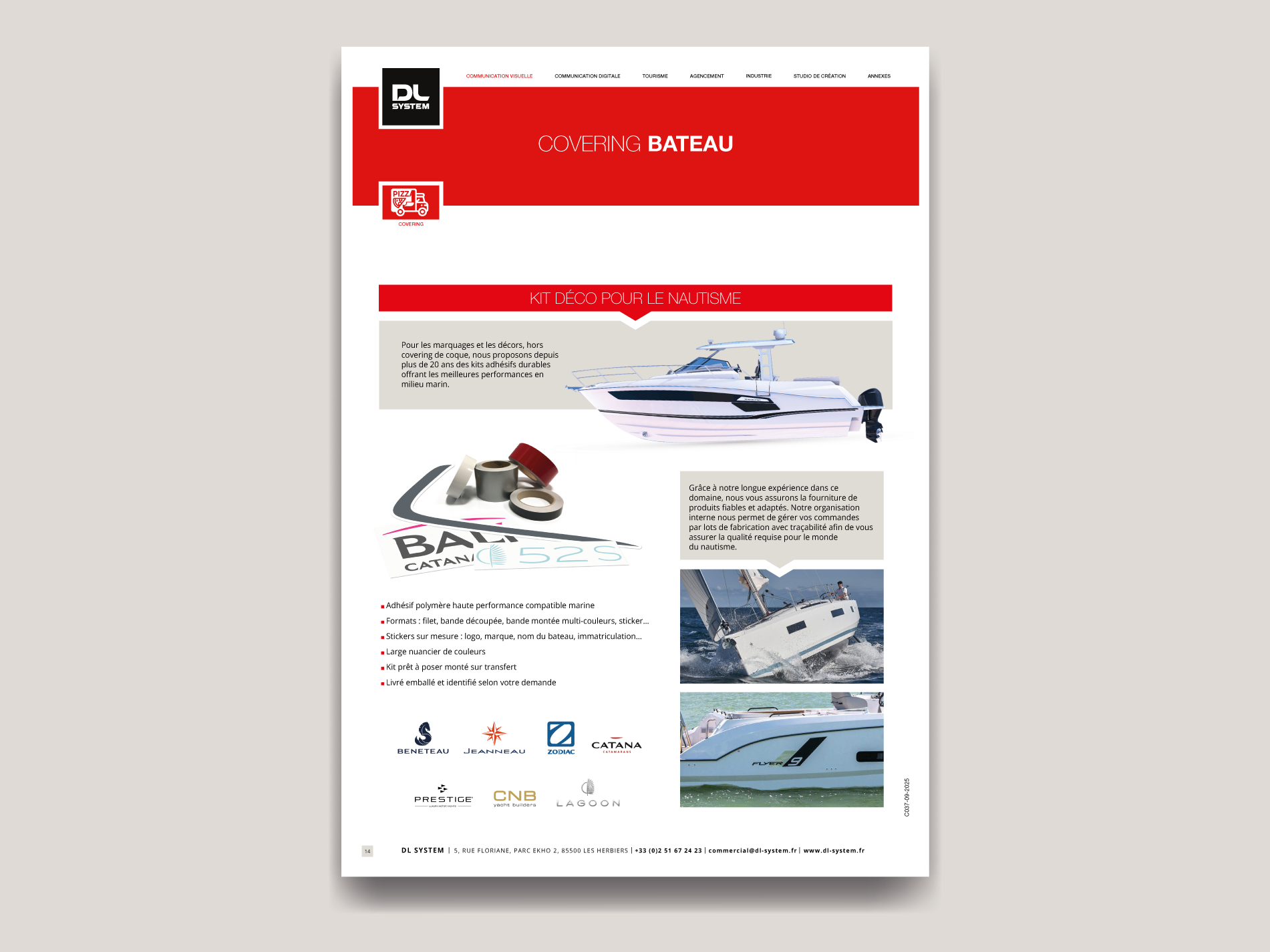 covering coque bateau
