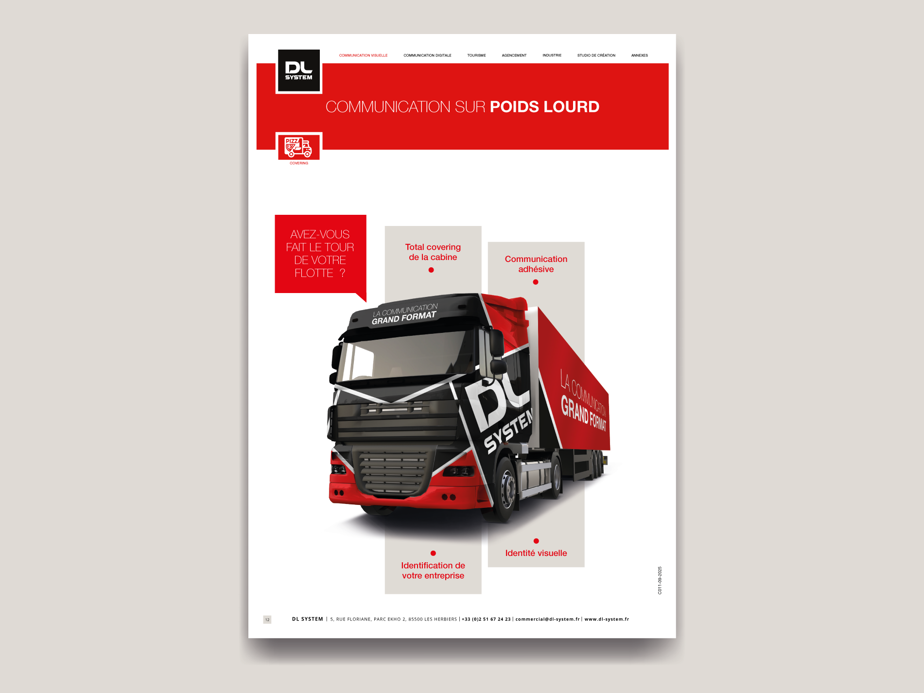 Covering camion et semi remorque