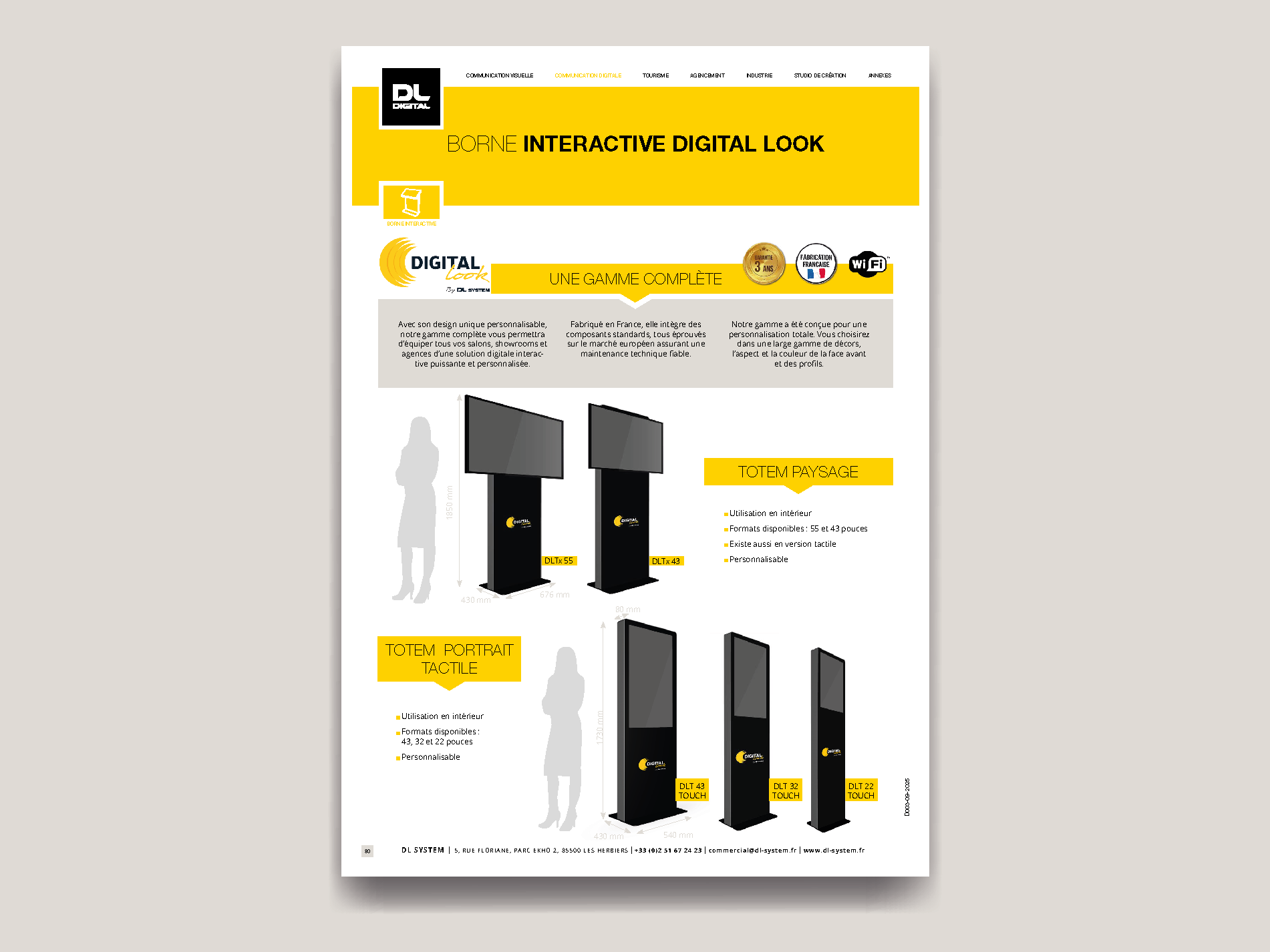 Bornes interactives DIGITAL LOOK